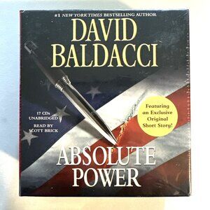 David Baldacci Absolute Power Audiobook 17 CDs Unabridged 19 Hours - New Sealed